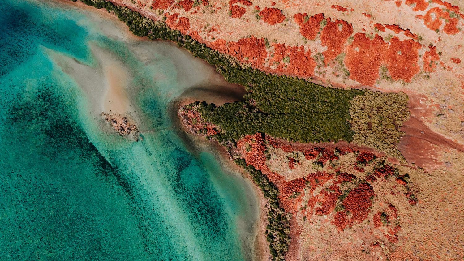 North-West Australia aerial landscape view