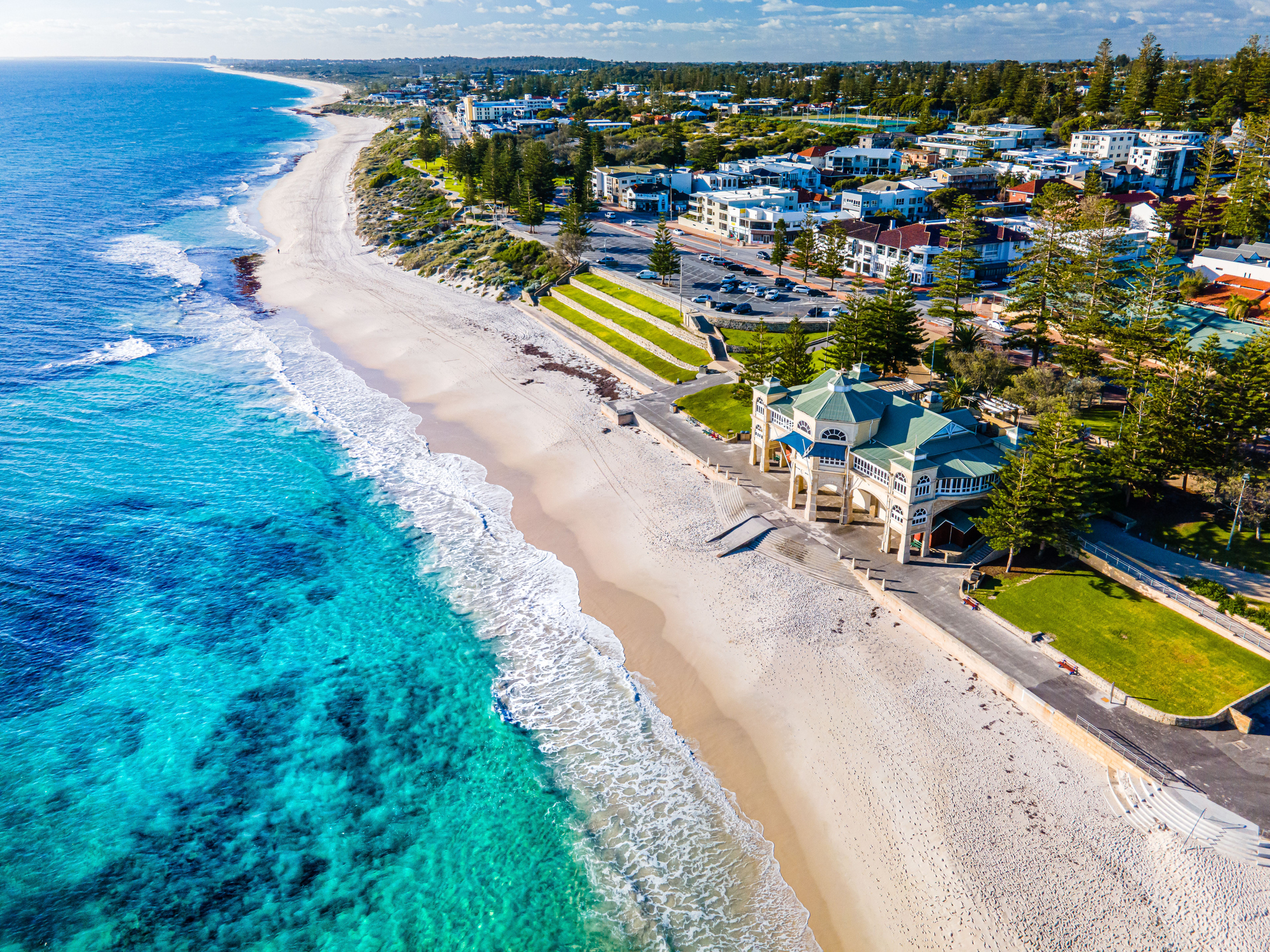 Flights to Perth's stunning coastline.